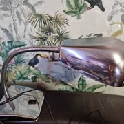 Vintage desk lamp in chrome metal