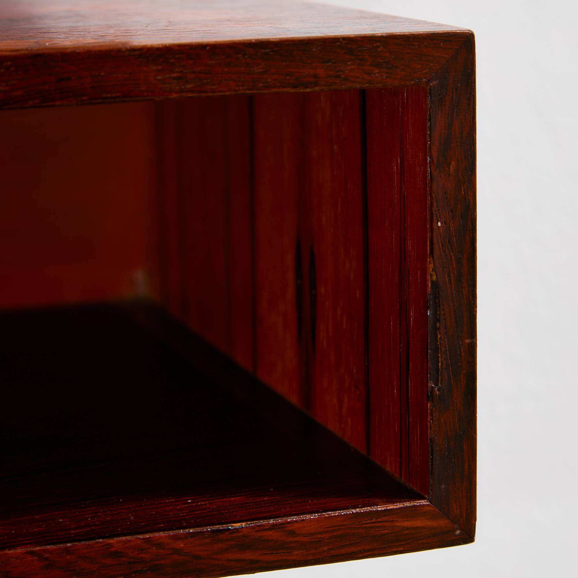 Rosewood framed mirror, Set of 2