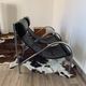 Paire de fauteuils "Omega" en chrome et cuir, Habitat, 1980