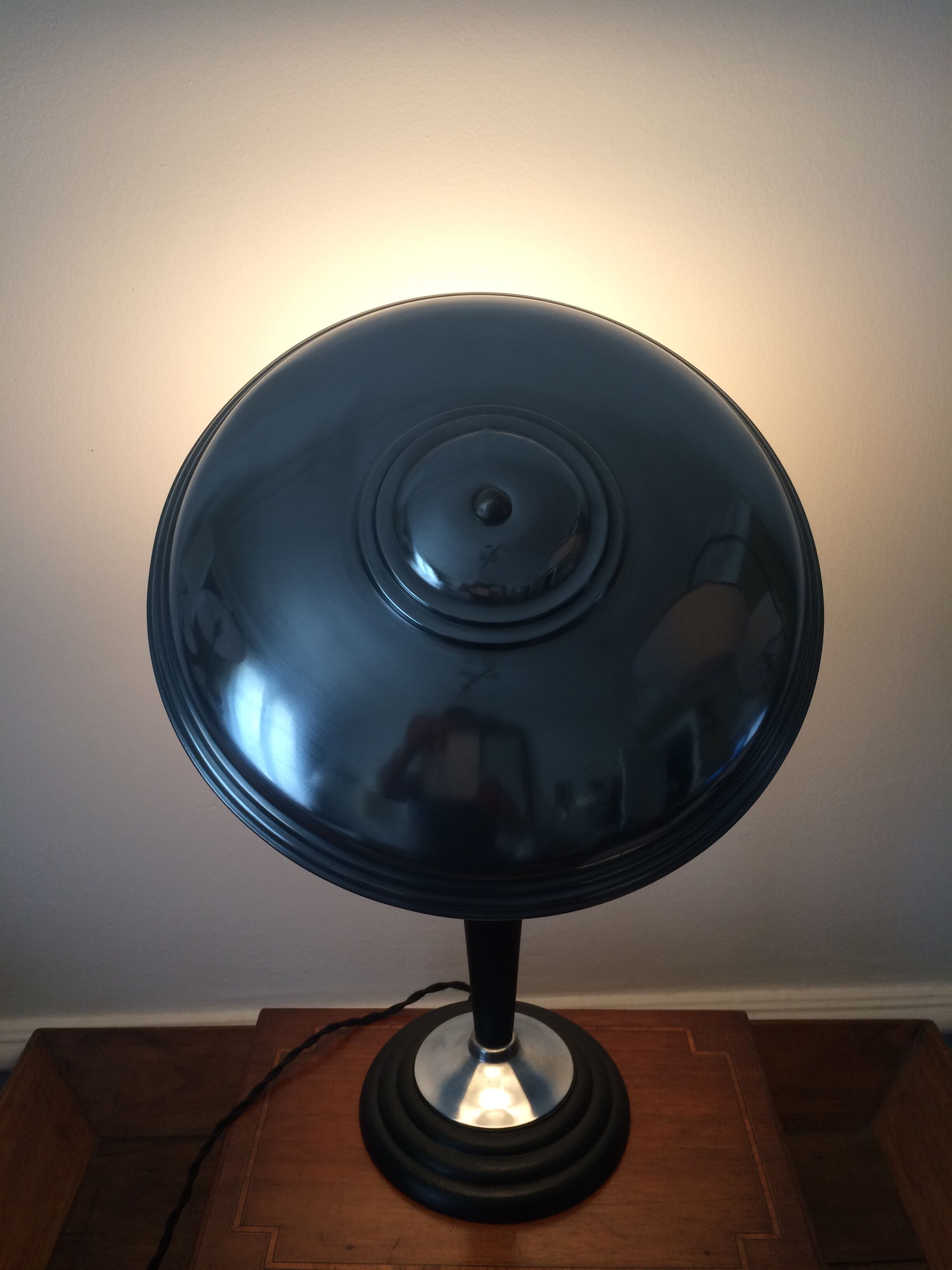 Lampe champignon ancienne art déco