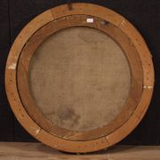 Round painting from the first half of the 19th century, the healing of the centurion's servant