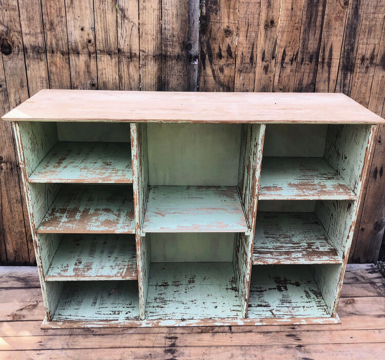Wooden locker cabinet