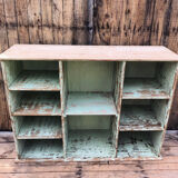 Wooden locker cabinet