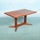 Danish design renovated dining table, sixties teak dining