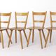 Set of 8 Vintage Tübingen Dining Chairs Schäfer Germany 1960s Mid Century