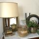 Vintage brass pot cover