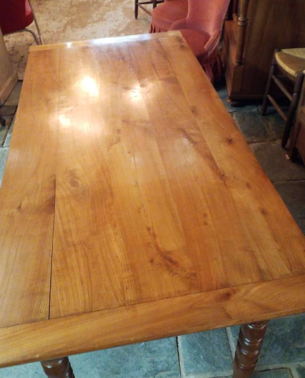 Cherry wood table