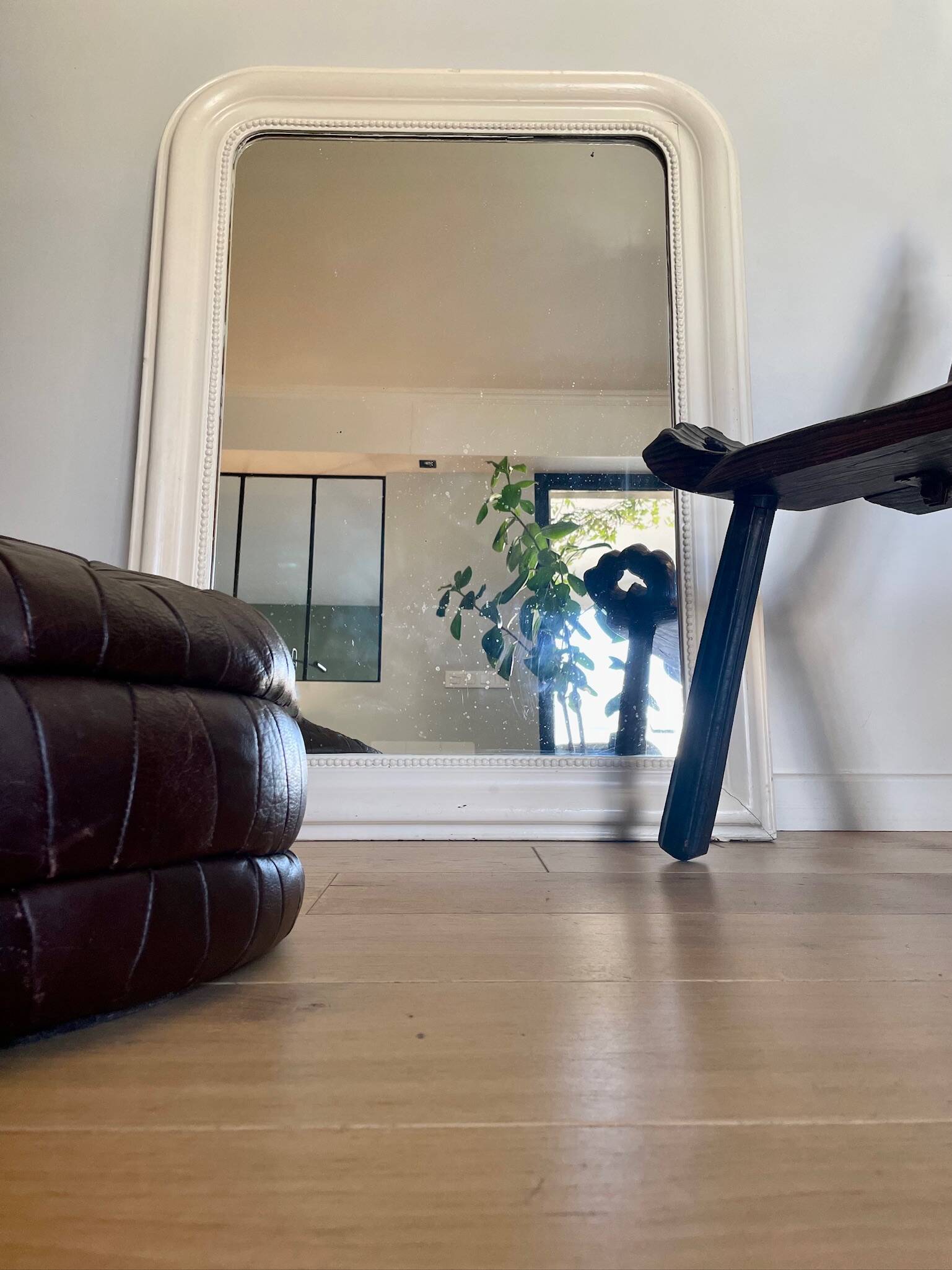 Mirror Louis Philippe white