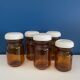 Lot de 5 bocaux / bocal / pot verre vintage