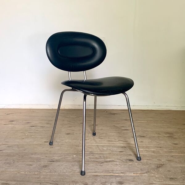 Chaise cuisine Skai noir