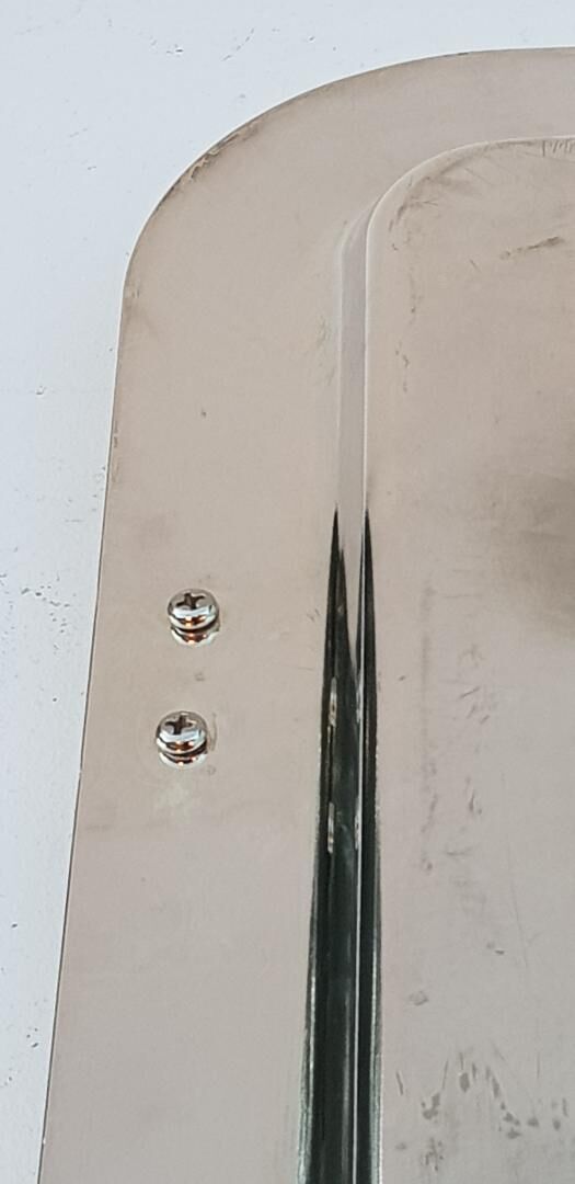 70s silver metal tray