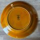 Vintage set of 6 large brown Luneville plates
