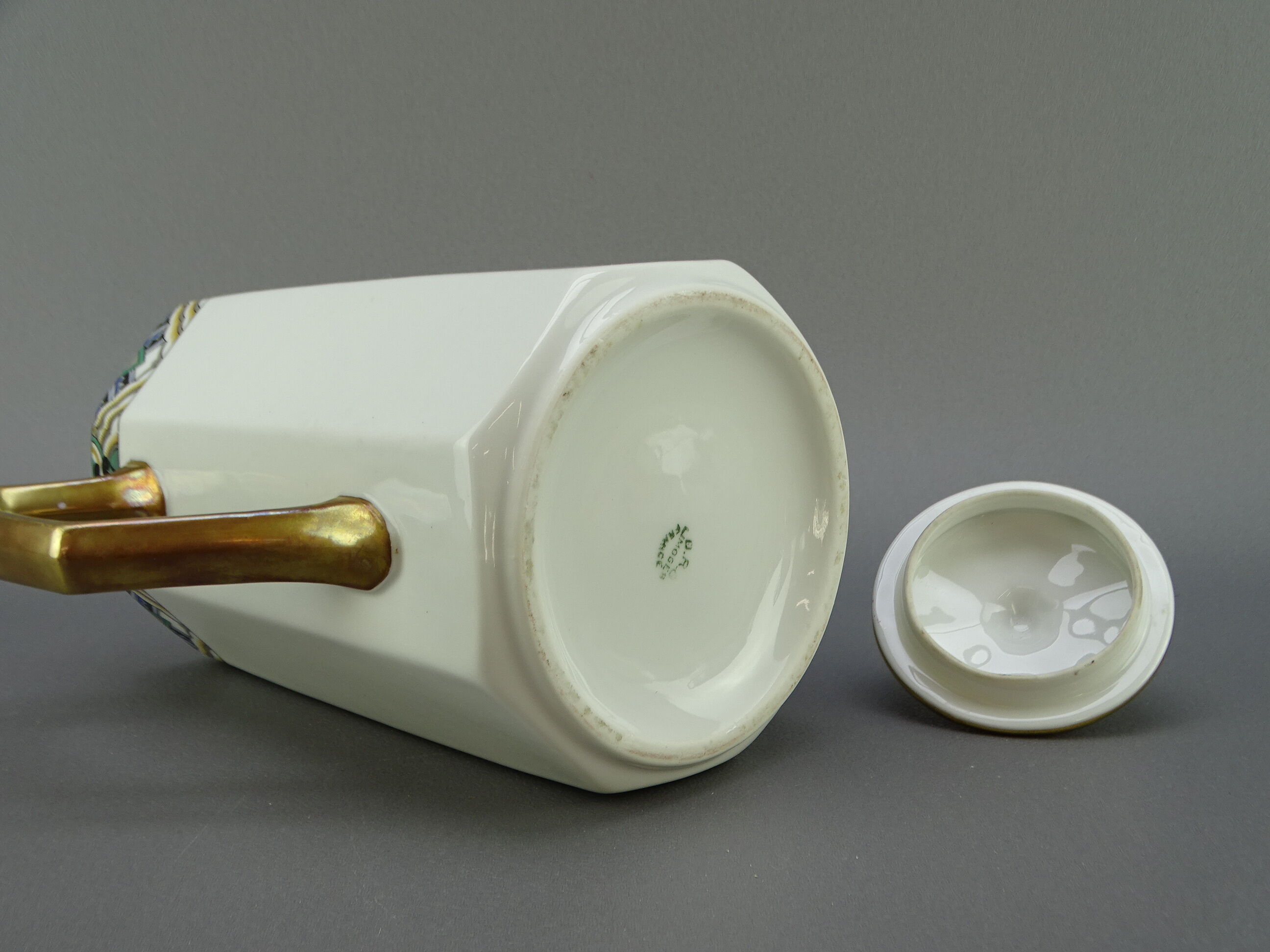 Vintage Limoges porcelain coffee service Atelier Descotte. Redrink . Barranger