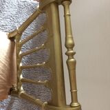 Golden low chair