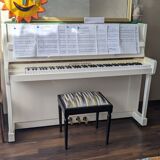 Vintage rectangular piano stool