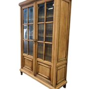 Vintage wooden display cabinet / bookshelf / shelf