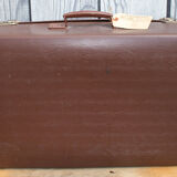Authentic old suitcase 70 cm real fiber