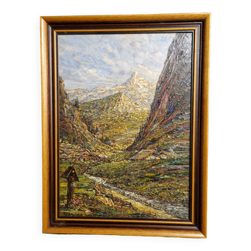 Tableau of the Savoie mountains