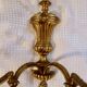 2 bronze wall lights