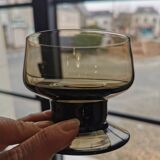 Smoked glass cups