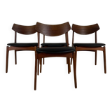 Set of 4 vintage teak chairs – Funder-Schmidt & Madsen, Dutch design
