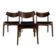 Set of 4 vintage teak chairs – Funder-Schmidt & Madsen, Dutch design