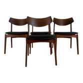 Set of 4 vintage teak chairs – Funder-Schmidt & Madsen, Dutch design