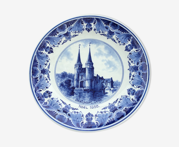 Decorative plate Oospoort Delft
