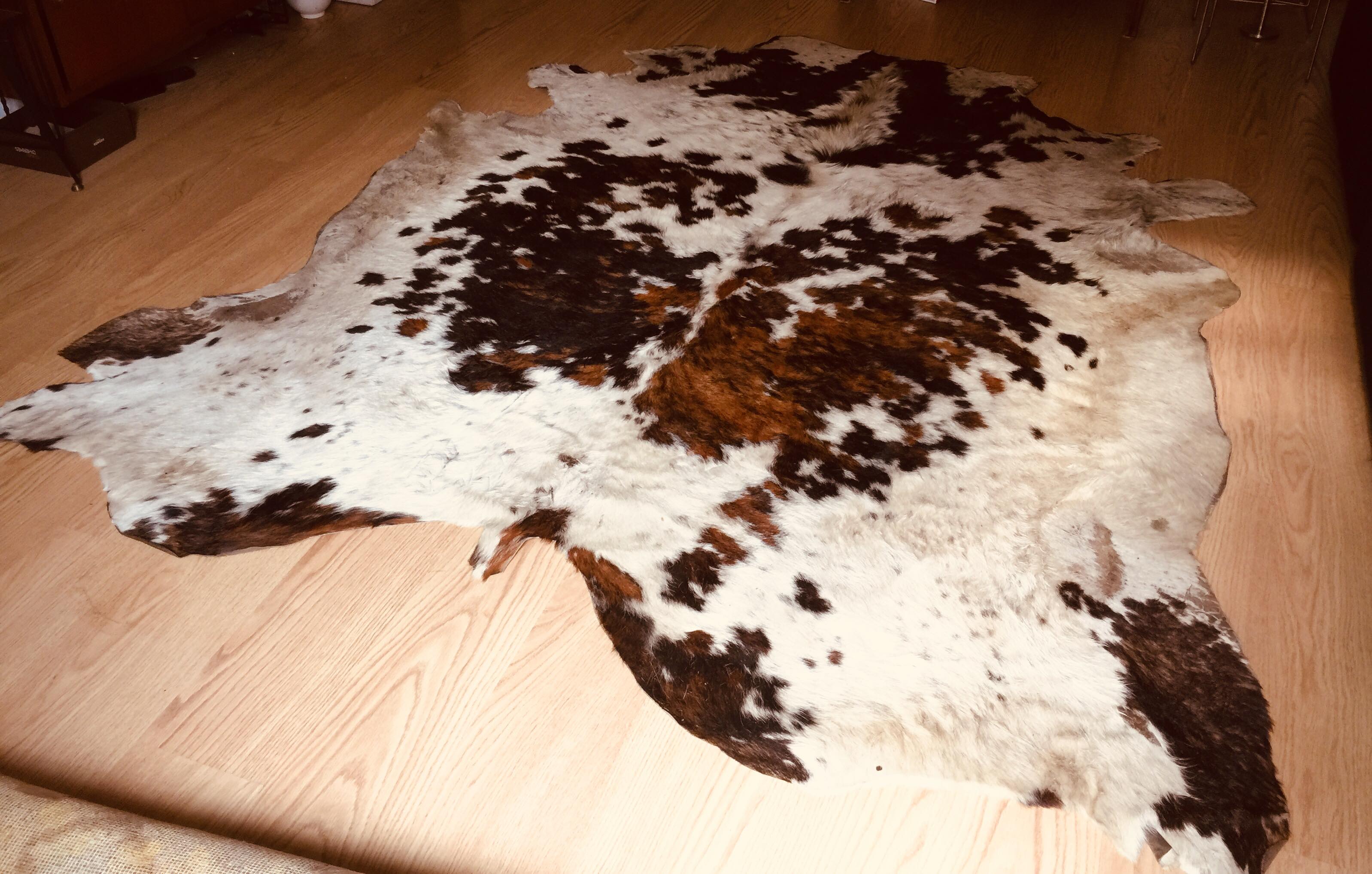 Carpet cow skin