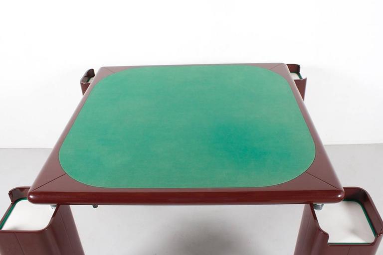 Game table 1970s by Pierluigi Molinari for Pozzi Milano