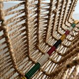 Scoubidou magazine rack / vintage rope