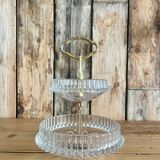 70s glass fruit bowl