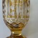 Late 19th century Bohemian crystal vase
