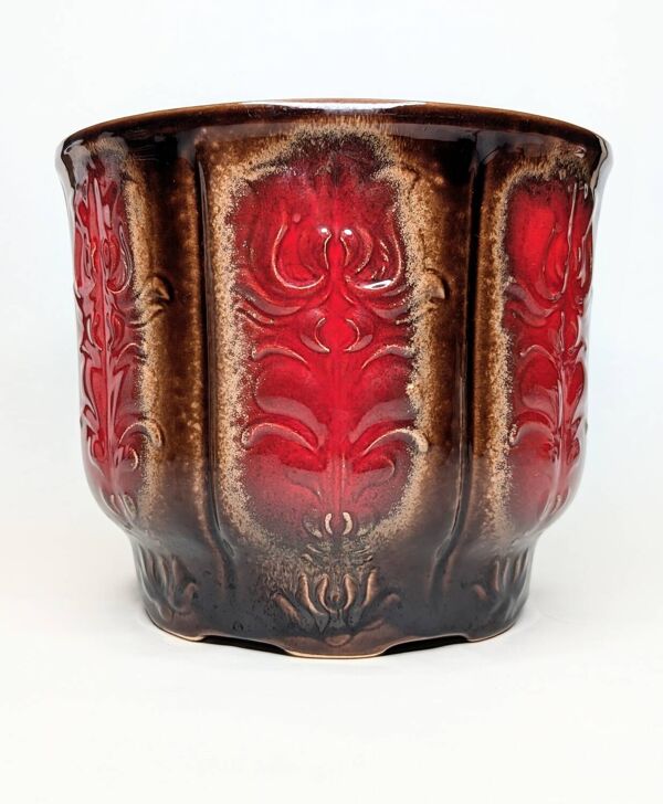 Grand cache-pot fat lava west germany vintage