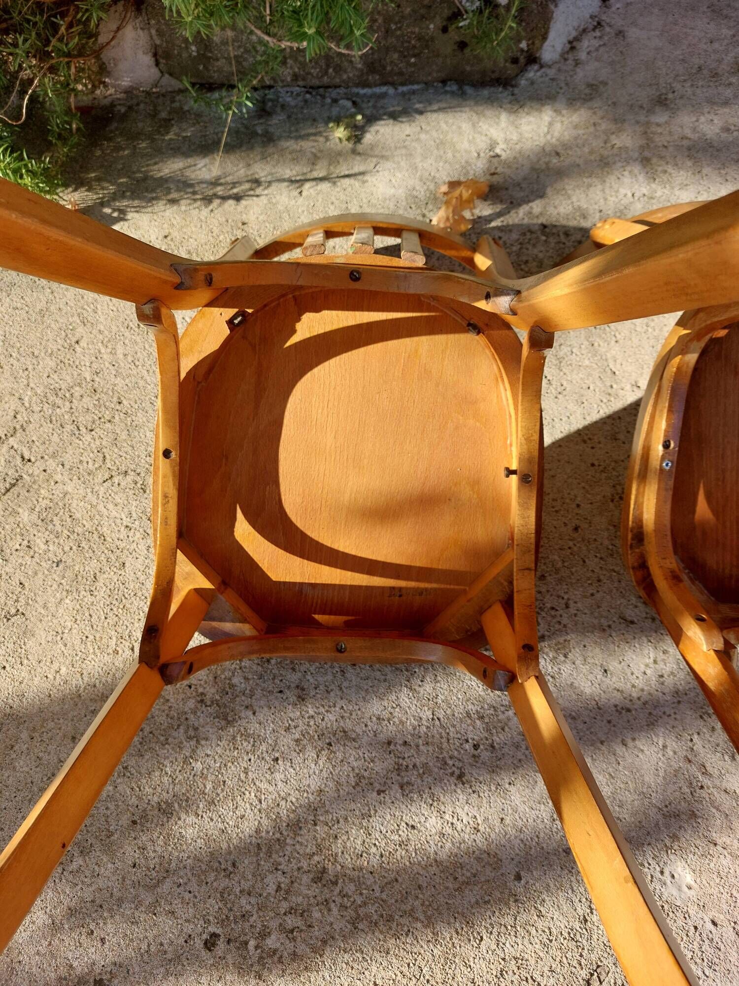 4 vintage Baumann bistro chairs