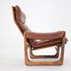 1960s adjustable leather armchair by Genega Mobler, Denmark