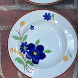 Gien - set of 6 soup plates - Tournefeuille model