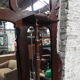 Large mahogany Art Nouveau mirror 178x220cm