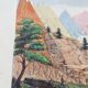 Old engraving from 1838 -Geology- Hand-colored board of the seaside