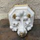 Gold wall lamp console