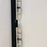 Pair of vintage XXL Bakelite diamond glass wall lights with 4 bulbs.