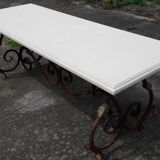 Travertine table