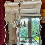 Venetian MIRROR in Murano beveled glass, Vintage