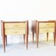 Pair of Art Deco 40s bedside tables