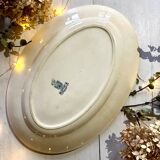 Oval dish, honeysuckle model