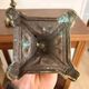 Pair of Gilded Brass Candle Holders Neo-Renaissance Napoleon III Swan Decor