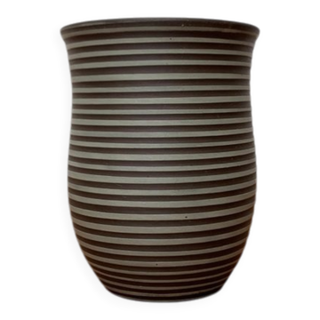 Vase minimaliste du milieu du siècle par Kieler Kunstkeramik, années 1960
