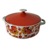 Vintage Wunsiedel Bavaria soup tureen – 70s orange pop flowers