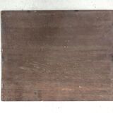 Village on the river, oil on wood early 20th century, signature for identification
