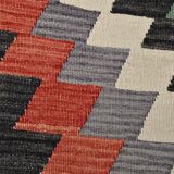 6x10 Kilim Multicolor Geometric Style Vintage Kilim Rug, 184x304 Cm